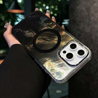 Чохол TPU Shiny Mountain (MagFit) для Apple iPhone 16 Pro Max (6.9") Black Чохол TPU Shiny Mountain (MagFit) для Apple iPhone 16 Pro Max (6.9") Black