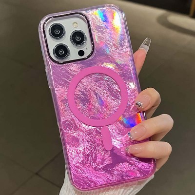Чохол TPU Shiny Mountain (MagFit) для Apple iPhone 16 Pro Max (6.9") Pink Чохол TPU Shiny Mountain (MagFit) для Apple iPhone 16 Pro Max (6.9") Pink