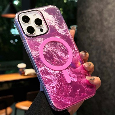 Чохол TPU Shiny Mountain (MagFit) для Apple iPhone 16 Pro Max (6.9") Pink Чохол TPU Shiny Mountain (MagFit) для Apple iPhone 16 Pro Max (6.9") Pink