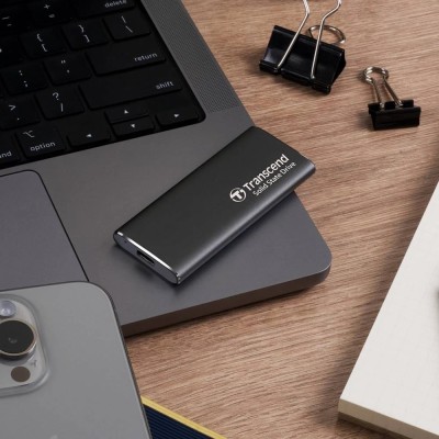 ssd зовнішній TRANSCEND 2TB, ESD265C, USB 10Gbps, Type C комп'ютерний запам'ятовувальний пристрій ssd зовнішній TRANSCEND 2TB, ESD265C, USB 10Gbps, Type C комп'ютерний запам'ятовувальний пристрій