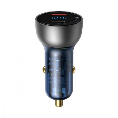 АЗП Baseus Particular Digital Display PPS Dual Quick Charger 65W USB + Type-C CCKX-C0A Black АЗП Baseus Particular Digital Display PPS Dual Quick Charger 65W USB + Type-C CCKX-C0A Black