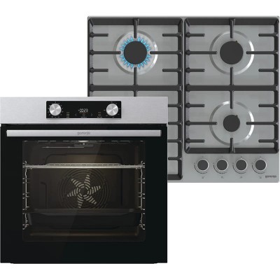 вбуд. компл. GORENJE BUILT IN SET духова шафа BO6737E02XK + вар. поверхня G642ABX вбуд. компл. GORENJE BUILT IN SET духова шафа BO6737E02XK + вар. поверхня G642ABX
