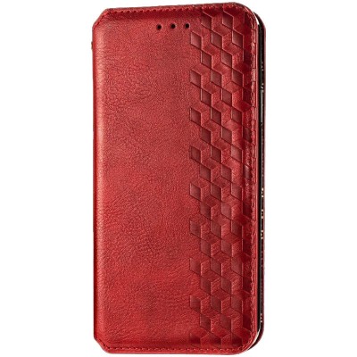 Кожаный чехол книжка GETMAN Cubic (PU) для Xiaomi Redmi 9 Красный Кожаный чехол книжка GETMAN Cubic (PU) для Xiaomi Redmi 9 Красный