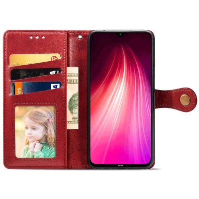Кожаный чехол книжка GETMAN Gallant (PU) для Samsung Galaxy A10s Красный Кожаный чехол книжка GETMAN Gallant (PU) для Samsung Galaxy A10s Красный