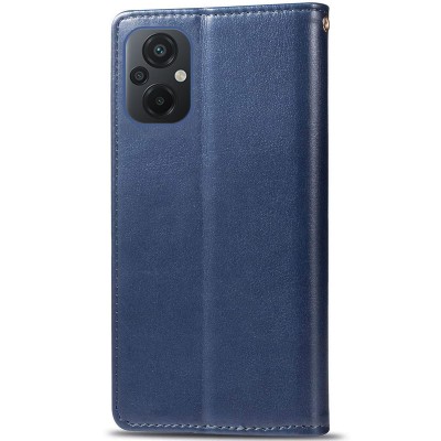 Кожаный чехол книжка GETMAN Gallant (PU) для Xiaomi Poco M5 Синий Кожаный чехол книжка GETMAN Gallant (PU) для Xiaomi Poco M5 Синий