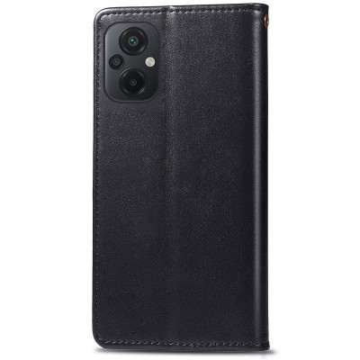 Кожаный чехол книжка GETMAN Gallant (PU) для Xiaomi Poco M5 Черный Кожаный чехол книжка GETMAN Gallant (PU) для Xiaomi Poco M5 Черный