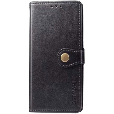 Кожаный чехол книжка GETMAN Gallant (PU) для Xiaomi Poco M5 Черный Кожаный чехол книжка GETMAN Gallant (PU) для Xiaomi Poco M5 Черный