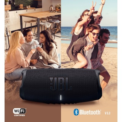 Портативна акустика JBL CHARGE 5 WI-FI (JBLCHARGE5WIFIBLK) Midnight Black Портативна акустика JBL CHARGE 5 WI-FI (JBLCHARGE5WIFIBLK) Midnight Black