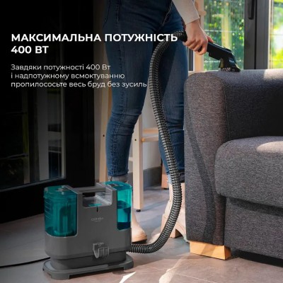 Пристрій для чистки тканини водою Conga PopStar 3000 CarpetClean upholstery vacuum cleaner Пристрій для чистки тканини водою Conga PopStar 3000 CarpetClean upholstery vacuum cleaner
