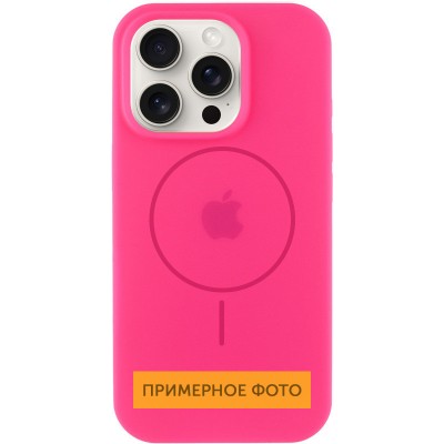 Чохол Silicone Case Full Protective (AA) with MagSafe для Apple iPhone 16 (6.1") Рожевий / Barbie pink Чохол Silicone Case Full Protective (AA) with MagSafe для Apple iPhone 16 (6.1") Рожевий / Barbie pink