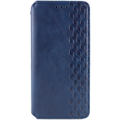 Шкіряний чохол-книжка GETMAN Cubic (PU) для Xiaomi Redmi Note 14 Pro 4G Синій Шкіряний чохол-книжка GETMAN Cubic (PU) для Xiaomi Redmi Note 14 Pro 4G Синій