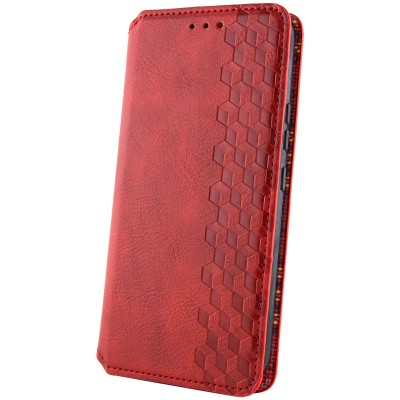 Шкіряний чохол-книжка GETMAN Cubic (PU) для Xiaomi Redmi Note 14 Pro 4G Червоний Шкіряний чохол-книжка GETMAN Cubic (PU) для Xiaomi Redmi Note 14 Pro 4G Червоний