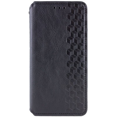 Шкіряний чохол-книжка GETMAN Cubic (PU) для Xiaomi Redmi Note 14 Pro 4G Чорний Шкіряний чохол-книжка GETMAN Cubic (PU) для Xiaomi Redmi Note 14 Pro 4G Чорний