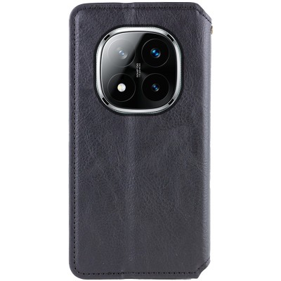 Шкіряний чохол-книжка GETMAN Cubic (PU) для Xiaomi Redmi Note 14 Pro 4G Чорний Шкіряний чохол-книжка GETMAN Cubic (PU) для Xiaomi Redmi Note 14 Pro 4G Чорний