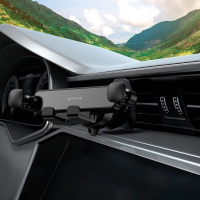 Автомобільний тримач Proove Gravity Lite Air Outlet Car Mount (CHGL00000001) Black Автомобільний тримач Proove Gravity Lite Air Outlet Car Mount (CHGL00000001) Black