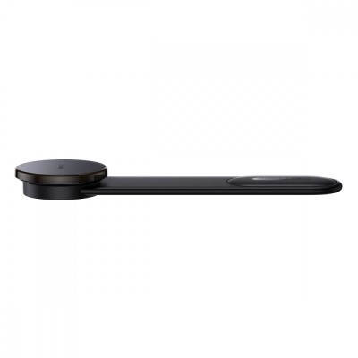Автомобільний тримач З бездротовою зарядкою Baseus C02 Pro Series Magnetic (C40156000111-00) Black
