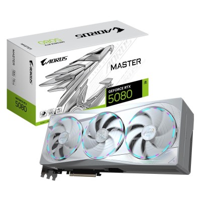 Відеокарта PCIE16 RTX5080 16GB GDDR7 N5080AORUSM ICE-16GD GIGABYTE