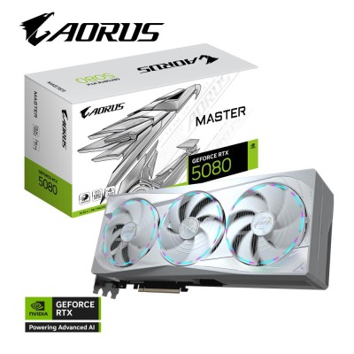 Відеокарта PCIE16 RTX5080 16GB GDDR7 N5080AORUSM ICE-16GD GIGABYTE