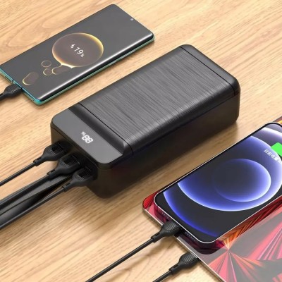 зовн. акум. XO PR158 - 50000 mAh 3-Input PD20W + QC22.5W with light (Чорний) зовн. акум. XO PR158 - 50000 mAh 3-Input PD20W + QC22.5W with light (Чорний)
