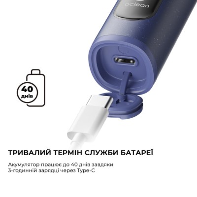 Електрична зубна щітка Oclean X Lite Blue