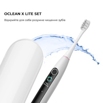 Електрична зубна щітка Oclean X Lite Grey Електрична зубна щітка Oclean X Lite Grey