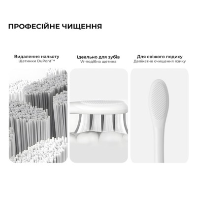 Електрична зубна щітка Oclean X Lite Grey Електрична зубна щітка Oclean X Lite Grey