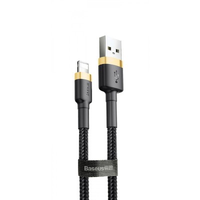 Кабель Baseus Cafule Lightning 2.0 М 2 A CALKLF-CV1 B-Gold Кабель Baseus Cafule Lightning 2.0 М 2 A CALKLF-CV1 B-Gold