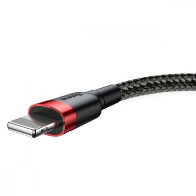 Кабель Baseus Cafule Lightning 2.0 М 2 A CALKLF-CV1 B-Gold Кабель Baseus Cafule Lightning 2.0 М 2 A CALKLF-CV1 B-Gold
