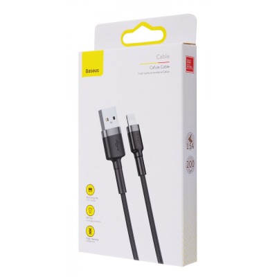 Кабель Baseus Cafule Lightning 2.0 М 2 A CALKLF-CV1 B-Gold Кабель Baseus Cafule Lightning 2.0 М 2 A CALKLF-CV1 B-Gold