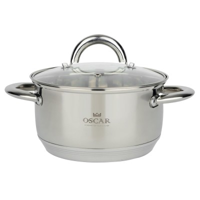 Каструля OSCAR CHEF 18 см (2.6 л) з кришкою (OSR-2000-18/n) Каструля OSCAR CHEF 18 см (2.6 л) з кришкою (OSR-2000-18/n)