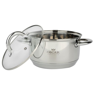 Каструля OSCAR CHEF 18 см (2.6 л) з кришкою (OSR-2000-18/n) Каструля OSCAR CHEF 18 см (2.6 л) з кришкою (OSR-2000-18/n)