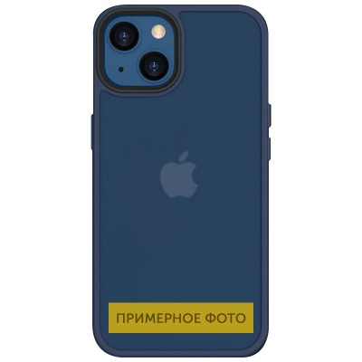 Чехол TPU+PC Lyon Frosted для Oppo A15s / A15 Navy Blue Чехол TPU+PC Lyon Frosted для Oppo A15s / A15 Navy Blue