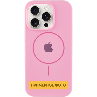 Чохол Silicone Case Full Protective (AA) with MagSafe для Apple iPhone 11 (6.1") Рожевий / Light pink Чохол Silicone Case Full Protective (AA) with MagSafe для Apple iPhone 11 (6.1") Рожевий / Light pink