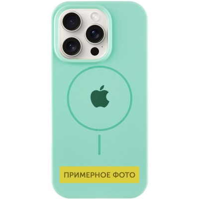 Чохол Silicone Case Full Protective (AA) with MagSafe для Apple iPhone 13 (6.1") Зелений / Spearmint Чохол Silicone Case Full Protective (AA) with MagSafe для Apple iPhone 13 (6.1") Зелений / Spearmint