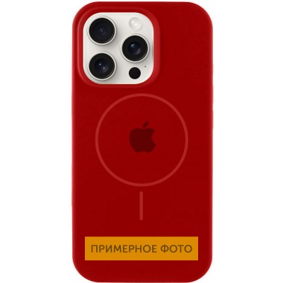 Чохол Silicone Case Full Protective (AA) with MagSafe для Apple iPhone 13 (6.1") Червоний / Deep Red Чохол Silicone Case Full Protective (AA) with MagSafe для Apple iPhone 13 (6.1") Червоний / Deep Red