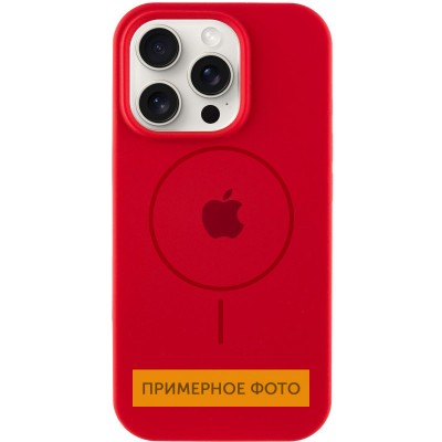 Чохол Silicone Case Full Protective (AA) with MagSafe для Apple iPhone 13 (6.1") Червоний / Red Чохол Silicone Case Full Protective (AA) with MagSafe для Apple iPhone 13 (6.1") Червоний / Red