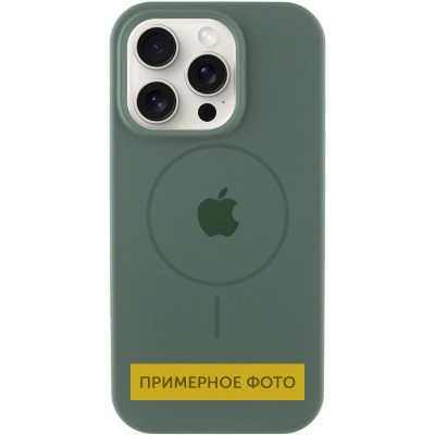 Чохол Silicone Case Full Protective (AA) with MagSafe для Apple iPhone 14 (6.1") Зелений / Pine green Чохол Silicone Case Full Protective (AA) with MagSafe для Apple iPhone 14 (6.1") Зелений / Pine green