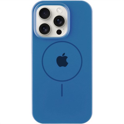 Чохол Silicone Case Full Protective (AA) with MagSafe для Apple iPhone 14 Pro (6.1") Синій / Denim Blue Чохол Silicone Case Full Protective (AA) with MagSafe для Apple iPhone 14 Pro (6.1") Синій / Denim Blue