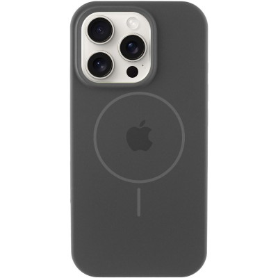 Чохол Silicone Case Full Protective (AA) with MagSafe для Apple iPhone 16 Pro (6.3") Сірий / Dark Gray Чохол Silicone Case Full Protective (AA) with MagSafe для Apple iPhone 16 Pro (6.3") Сірий / Dark Gray