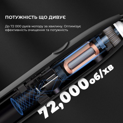 Електрична зубна щітка Oclean Endurance Eco Electric Toothbrush Black Електрична зубна щітка Oclean Endurance Eco Electric Toothbrush Black