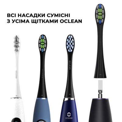 Насадка Oclean PW07 повсякденна м'яка блакитна 2 шт Насадка Oclean PW07 повсякденна м'яка блакитна 2 шт