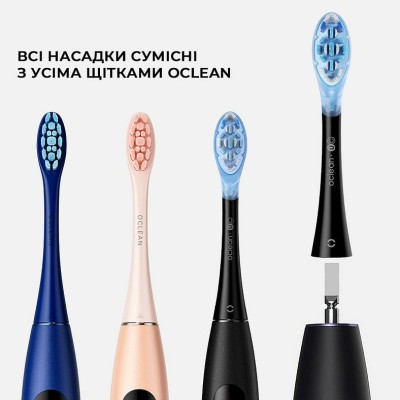 Насадка Oclean Ultra Clean Brush Head 2psc UC02 B02 Black Насадка Oclean Ultra Clean Brush Head 2psc UC02 B02 Black