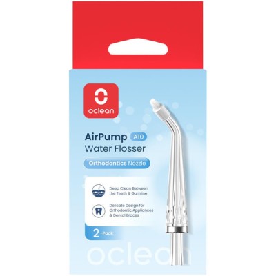 Насадки для іригатора Oclean Nozzle for A10-Orthodontics 2 шт Насадки для іригатора Oclean Nozzle for A10-Orthodontics 2 шт