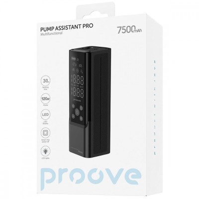 Автомобильный насос Proove Pump Assistant Pro 120W 7500mAh (PPAP80010901) Black