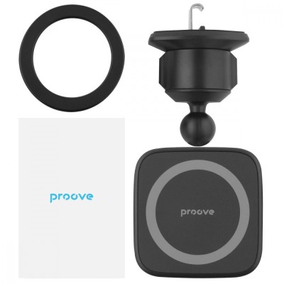 Автомобільний тримач Proove Block Magnetic Air Outlet Car Mount (CHMA00000001) Black Автомобільний тримач Proove Block Magnetic Air Outlet Car Mount (CHMA00000001) Black