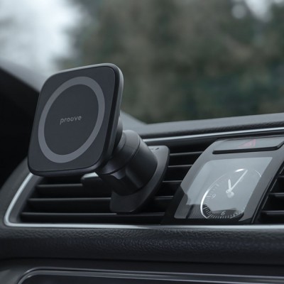 Автомобільний тримач Proove Block Magnetic Air Outlet Car Mount (CHMA00000001) Black Автомобільний тримач Proove Block Magnetic Air Outlet Car Mount (CHMA00000001) Black