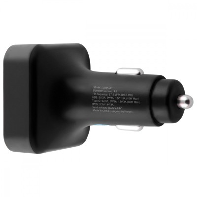 АЗП Proove FM Launcher Luxor SE 36W (PD+QC3.0) Type-C+USB (FMLX20120003) gray