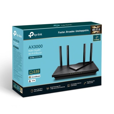Точка доступу з функцією маршрутизації, мережеве обладнання 3000MBPS 1000M DUAL ARCHER AX55 PRO TP-LINK Точка доступу з функцією маршрутизації, мережеве обладнання 3000MBPS 1000M DUAL ARCHER AX55 PRO TP-LINK