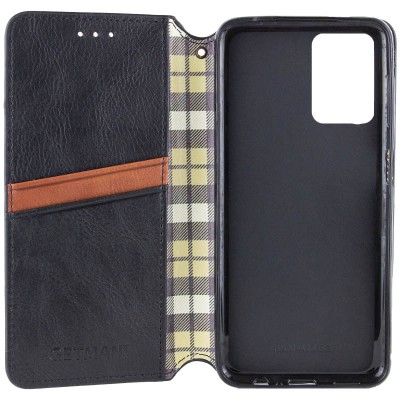 Шкіряний чохол-книжка GETMAN Cubic (PU) для Xiaomi Redmi Note 14 4G (Europe version) Чорний Шкіряний чохол-книжка GETMAN Cubic (PU) для Xiaomi Redmi Note 14 4G (Europe version) Чорний