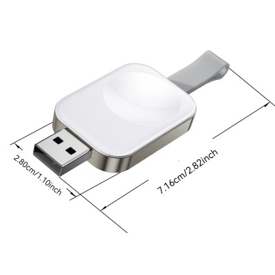 Безпровідний Зарядний пристрій ESSAGER Yibay Smart Watch Wirless Charger With USB A Port (EWXA-YB02-Z) White